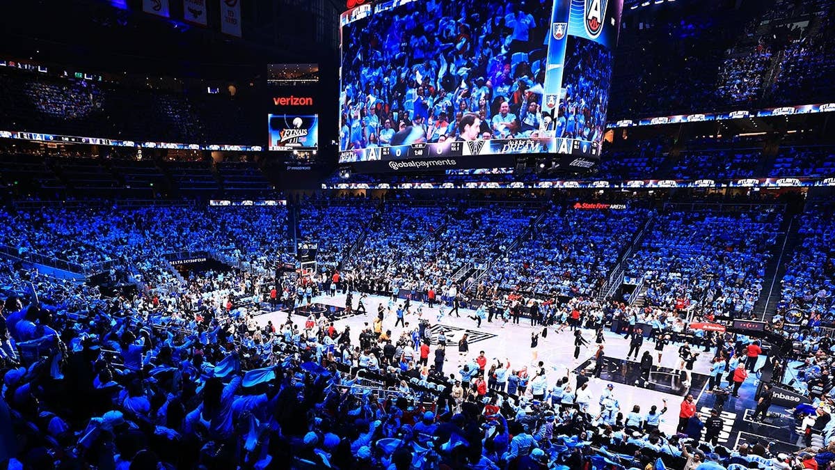 State Farm Arena during Game 3 of the 2026 WNBA Finals between Golden State Valkyries and Atlanta Dream.