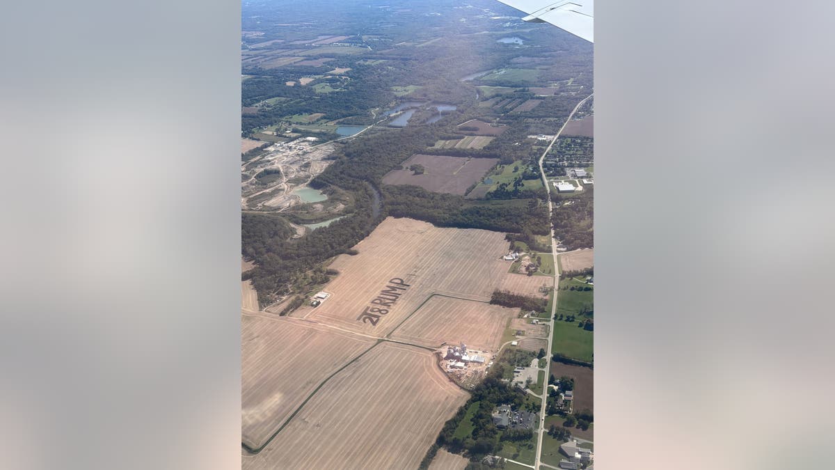 Trump 28 from the air