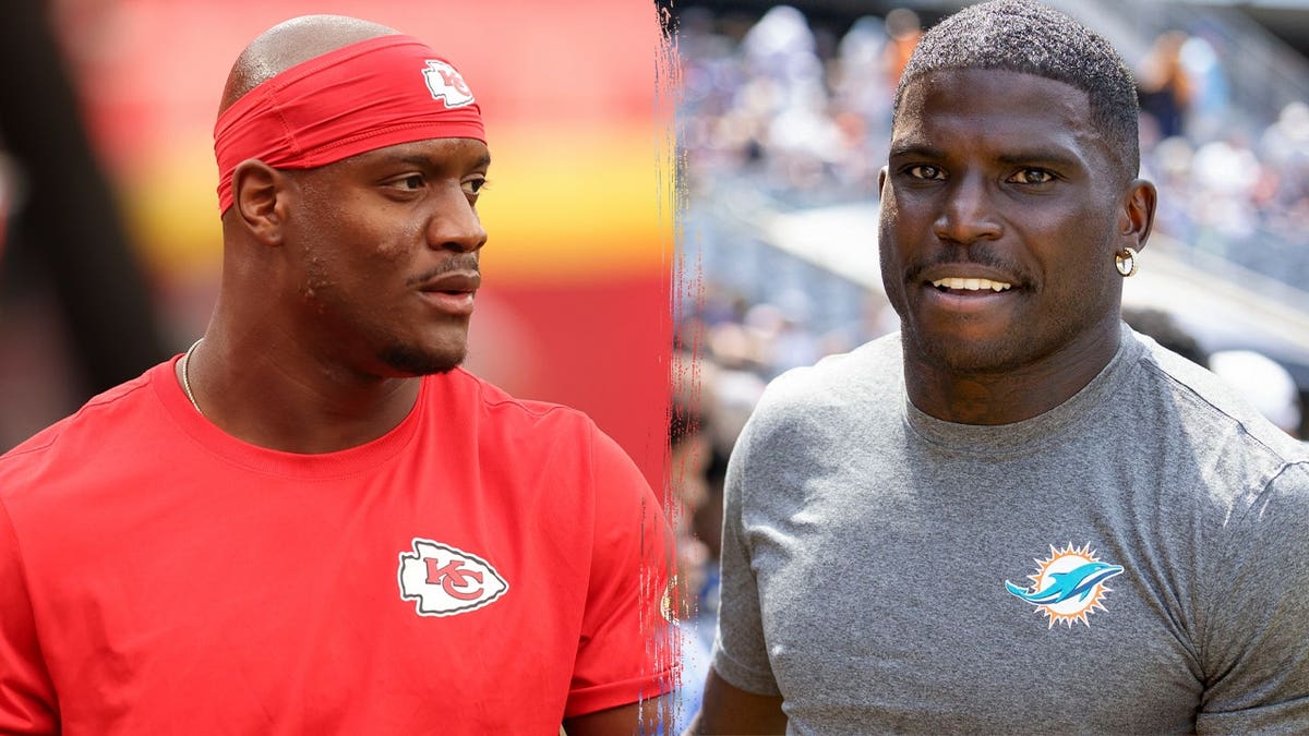 Kenneth Walker III and Tyreek Hill together