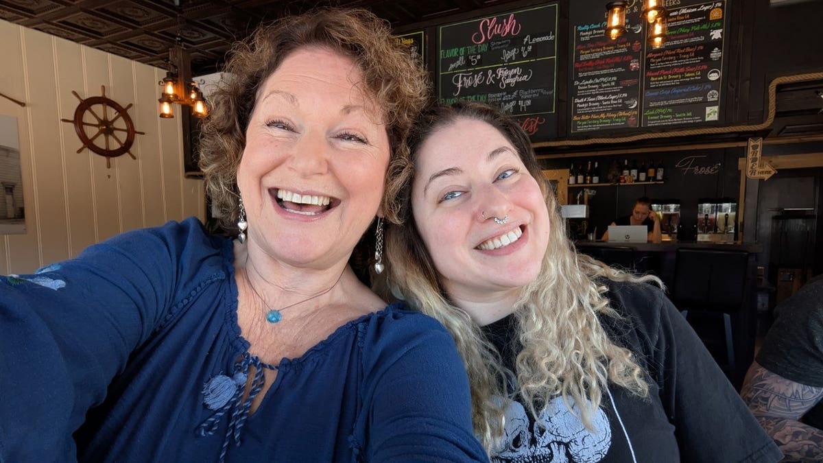 A mother and daughter