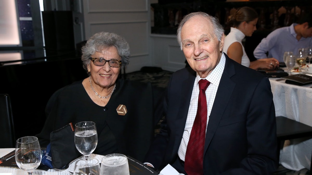 Alan Alda with wife