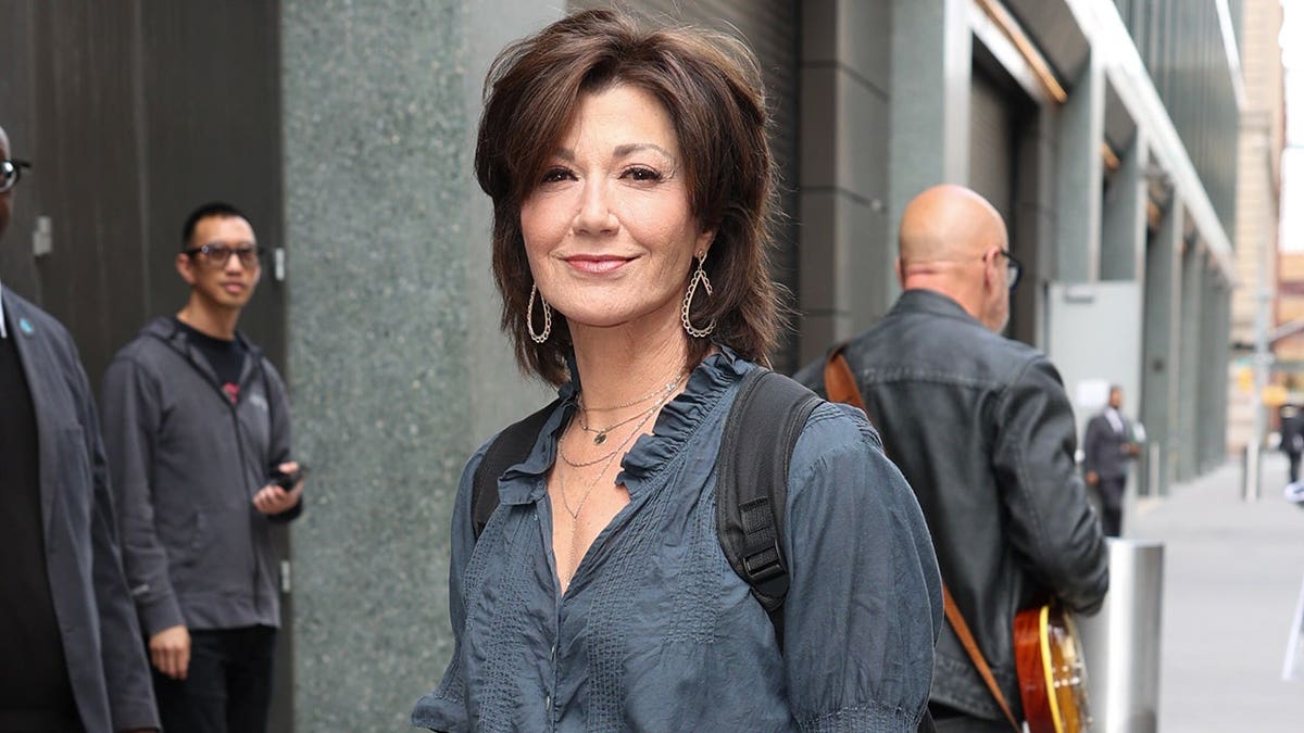 Amy Grant is seen on April 15, 2026 in New York City.