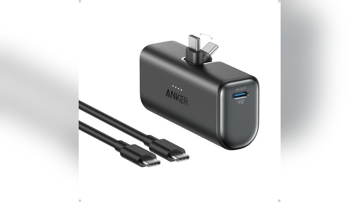 Keep this small charger on hand and power multiple devices. 