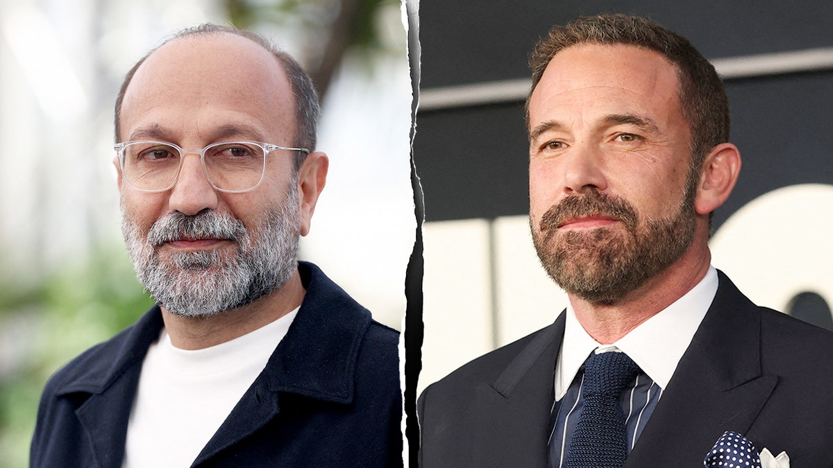 Asghar Farhadi and Ben Affleck
