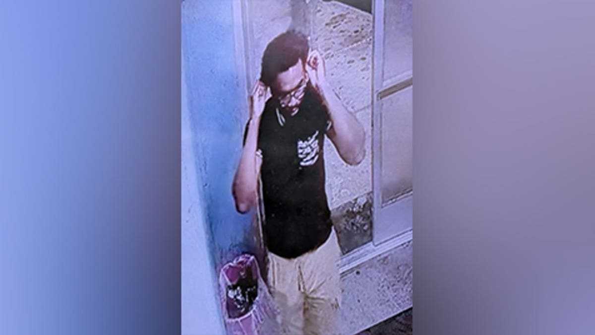 Surveillance footage allegedly shows a suspect approaching an ICE facility in downtown Atlanta
