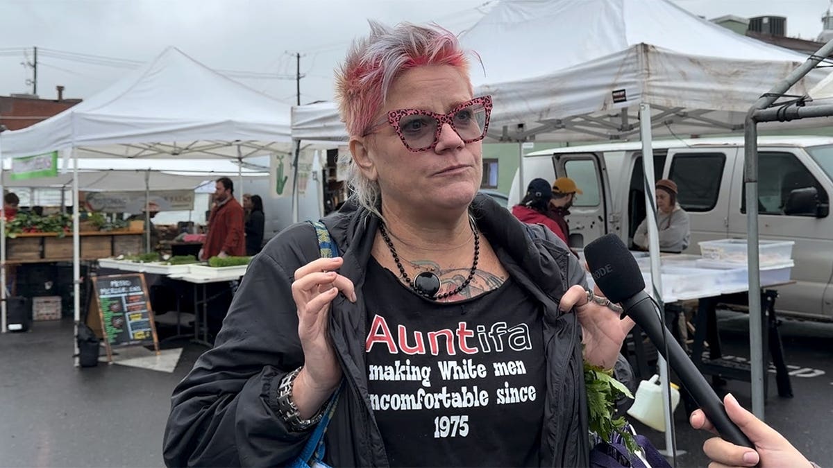 Washington D.C. resident wears 