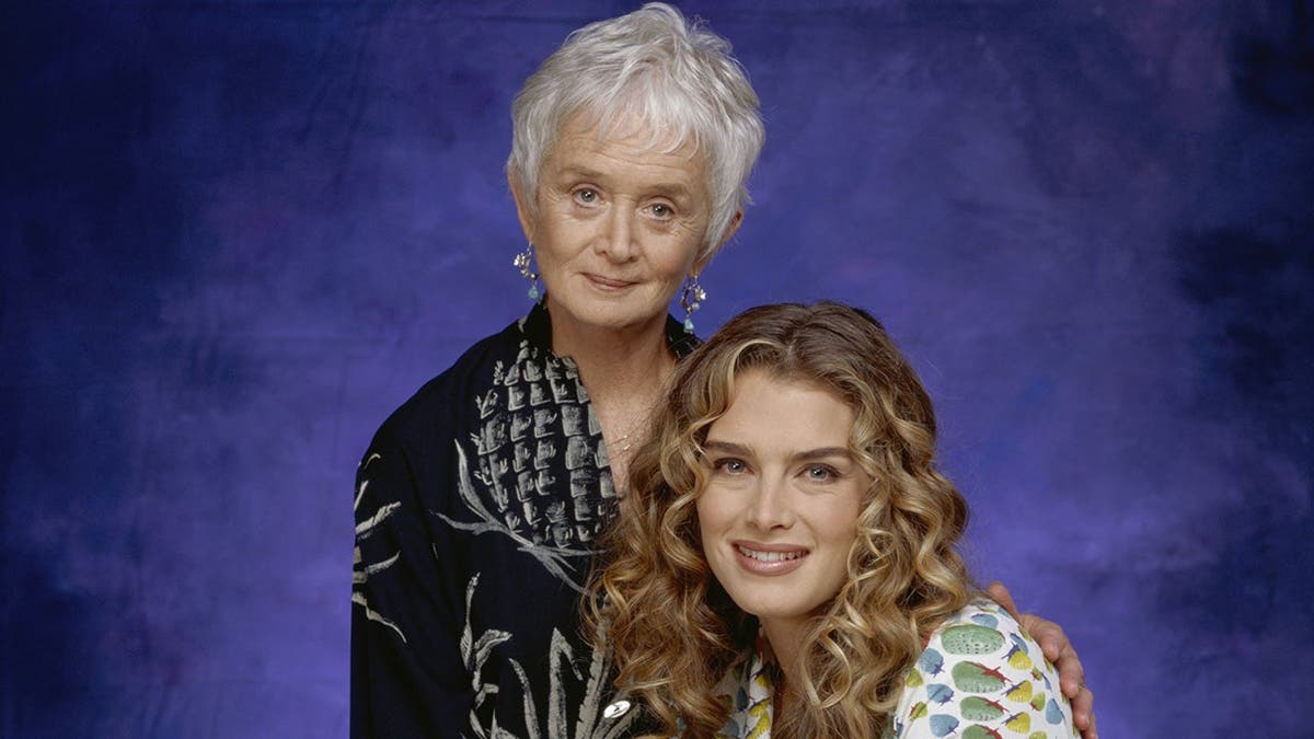 Barbara Barrie and Brooke Shields stand together in a scene from Suddenly Susan.