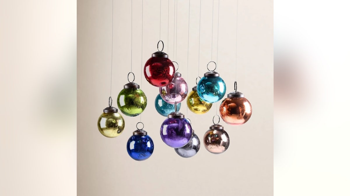 Upgrade your holiday decorations this year with these colorful baubles.