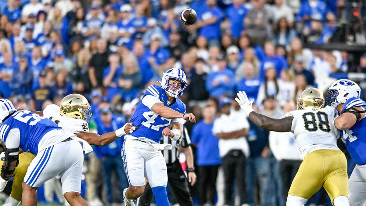 BYU Cougars quarterback Bear Bachmeier