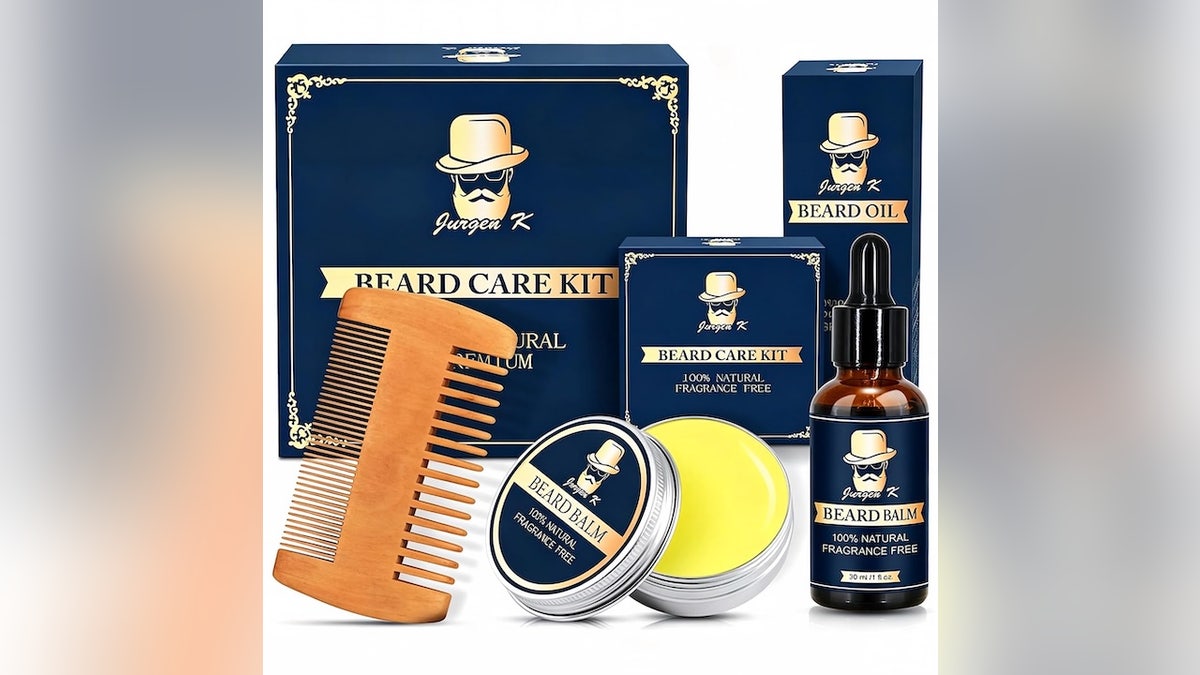 The all‑in‑one beard kit that makes a thoughtful, no‑fail gift for any guy with facial hair.