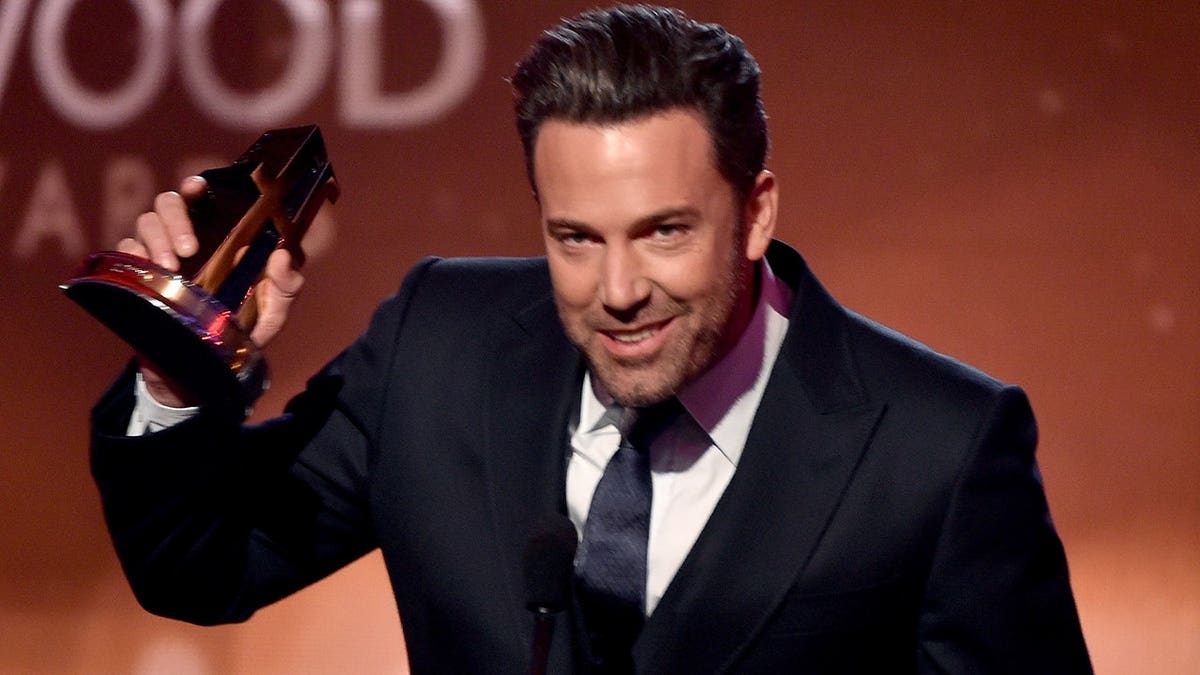 Ben Affleck on stage