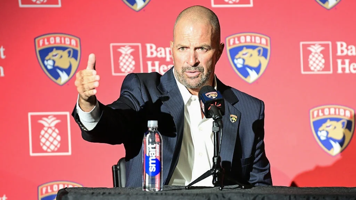 Bill Zito answers a media question at a press conference in Fort Lauderdale.