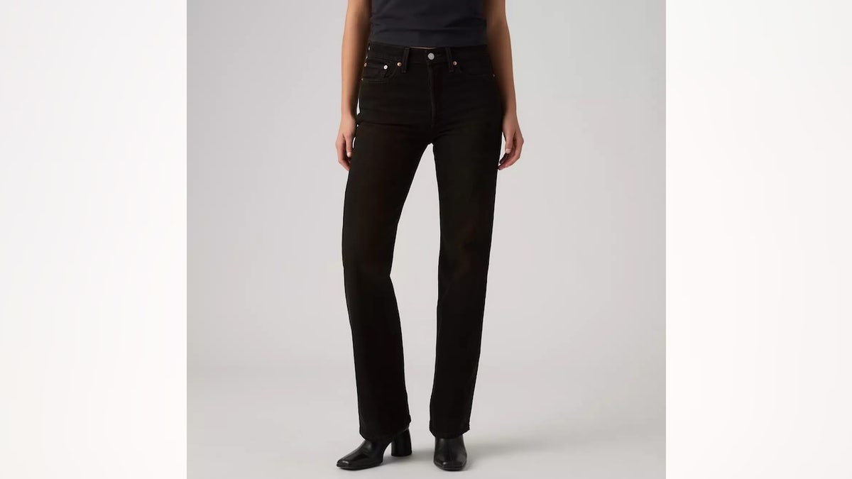 These jeans are made using recycled water.