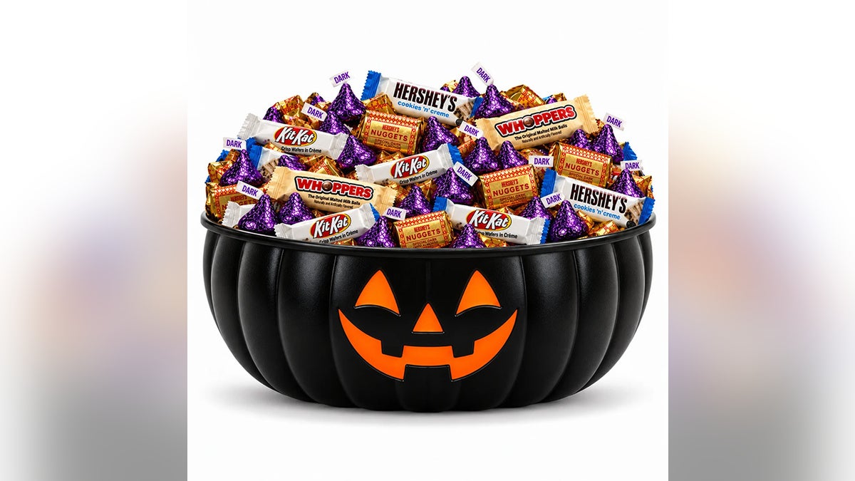 Trick-or-treaters will love this chocolate candy mix.