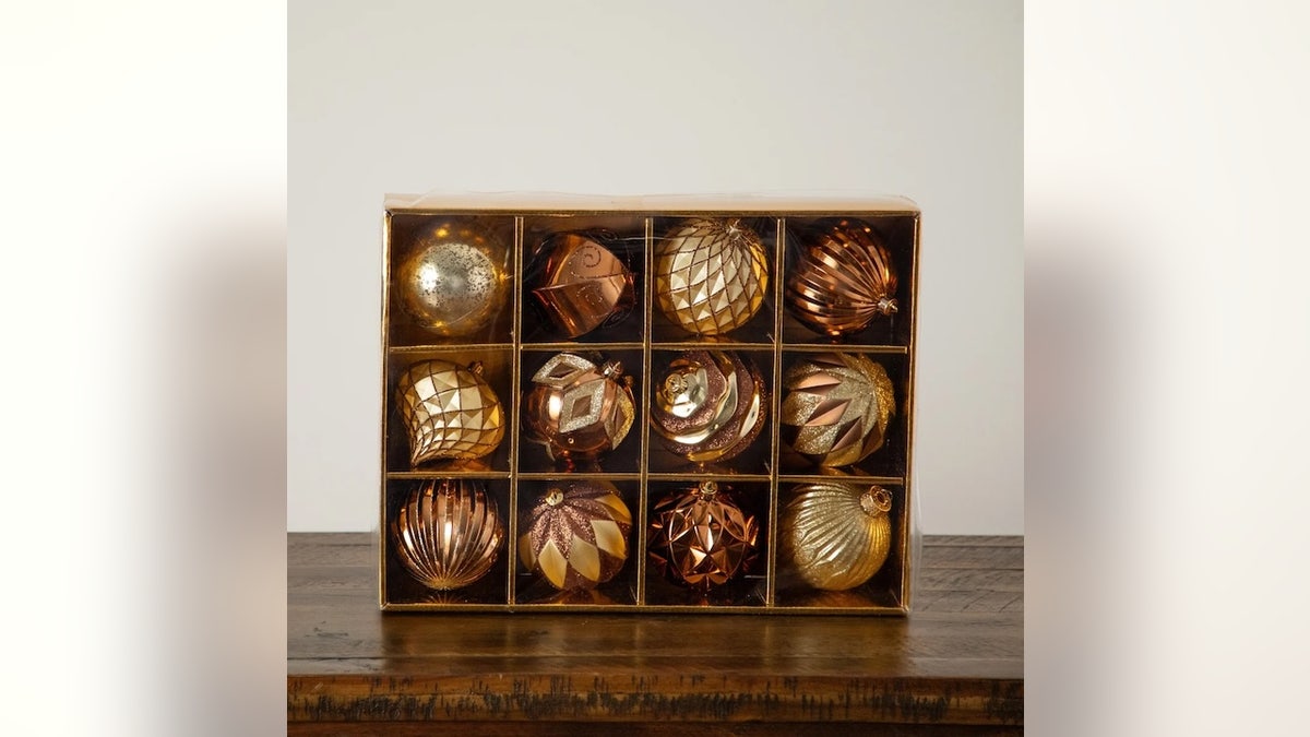 These bronze and gold ornaments look and feel luxurious.