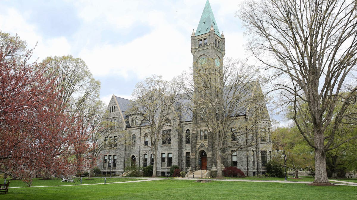 Bryn Mawr College campus building in Bryn Mawr, Pennsylvania.
