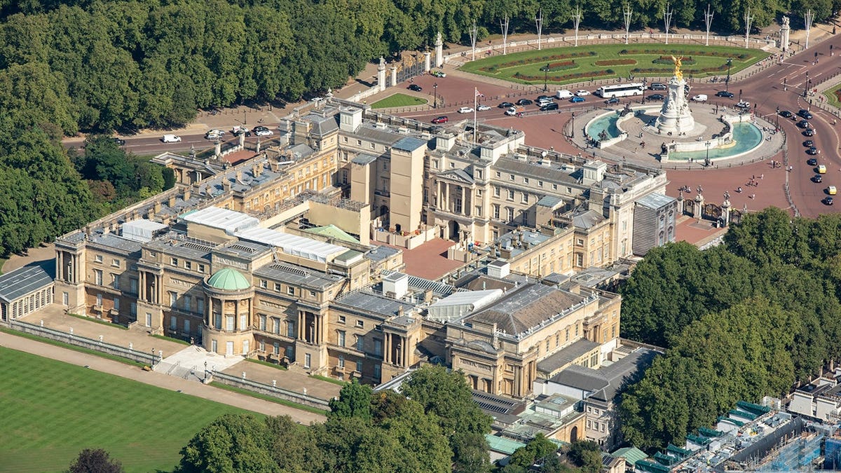 Buckingham Palace stands in City of Westminster, Greater London.