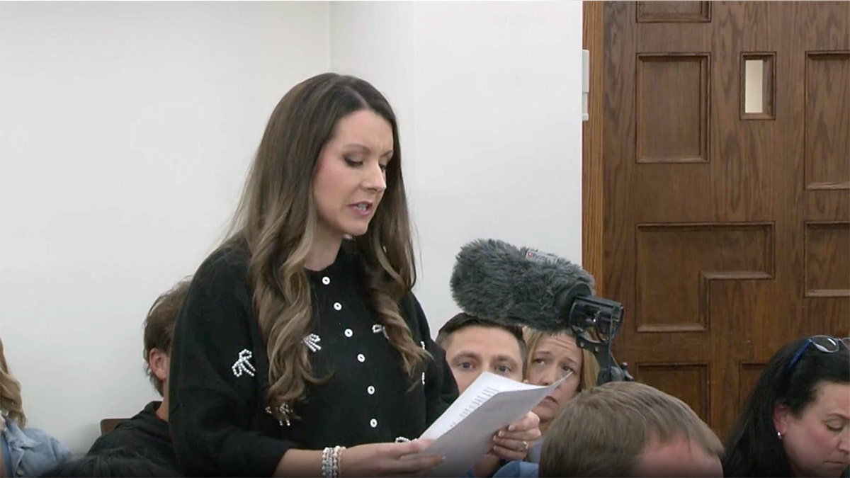 Ashley Flynn's sister, Kayla Keyt, tells Caleb Flynn it was his choice to have an affair and lie to everyone, just before he was sentenced to life behind bars on Oct. 5, 2026.