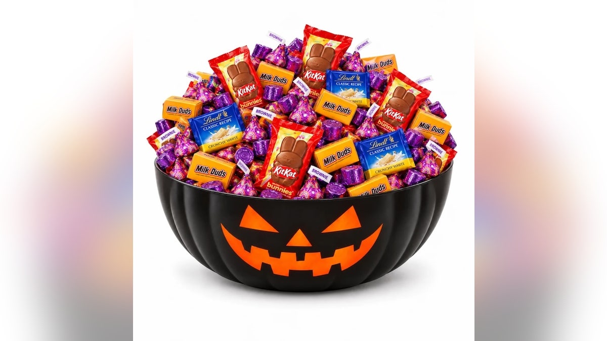 Trick-or-treaters will love this chocolate candy mix.
