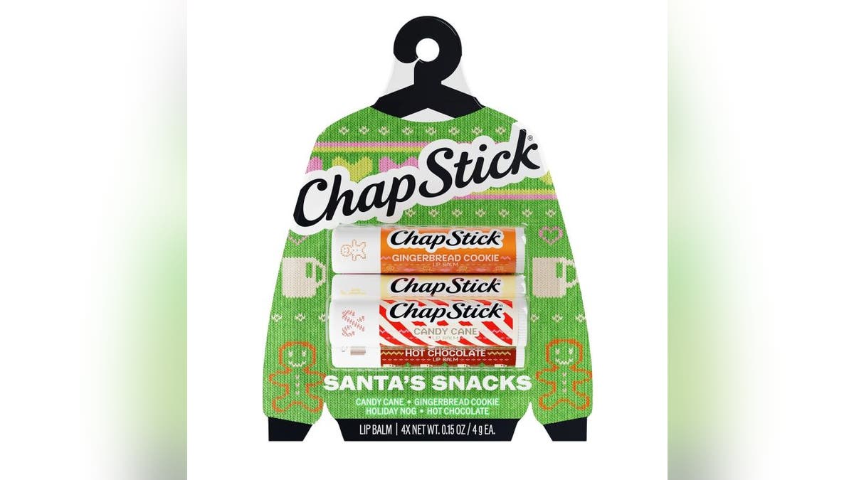 Get four ChapSticks in holiday flavors.