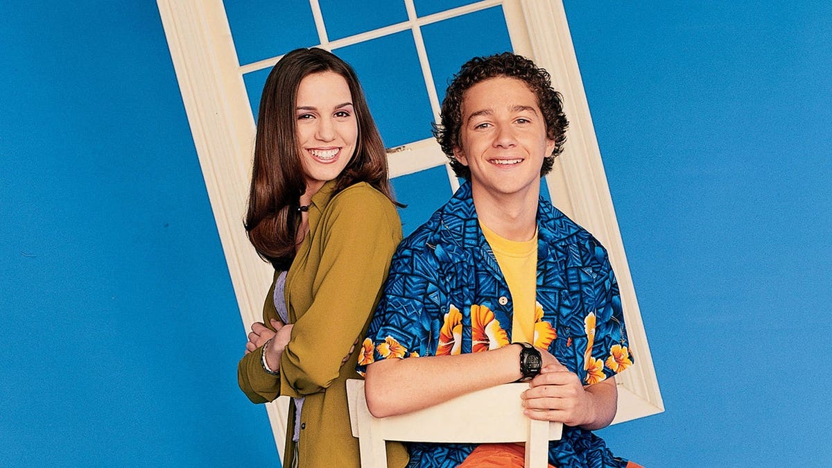Christy Carlson Romano and Shia LaBeouf as Ren and Louis Stevens on Even Stevens.