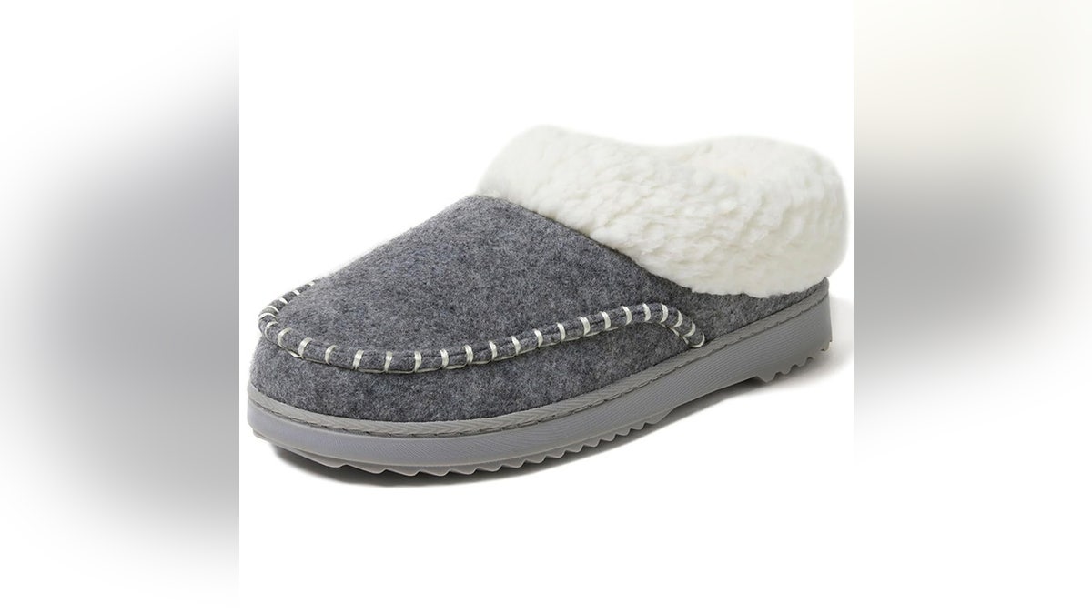 Wear these versatile slippers inside and out.