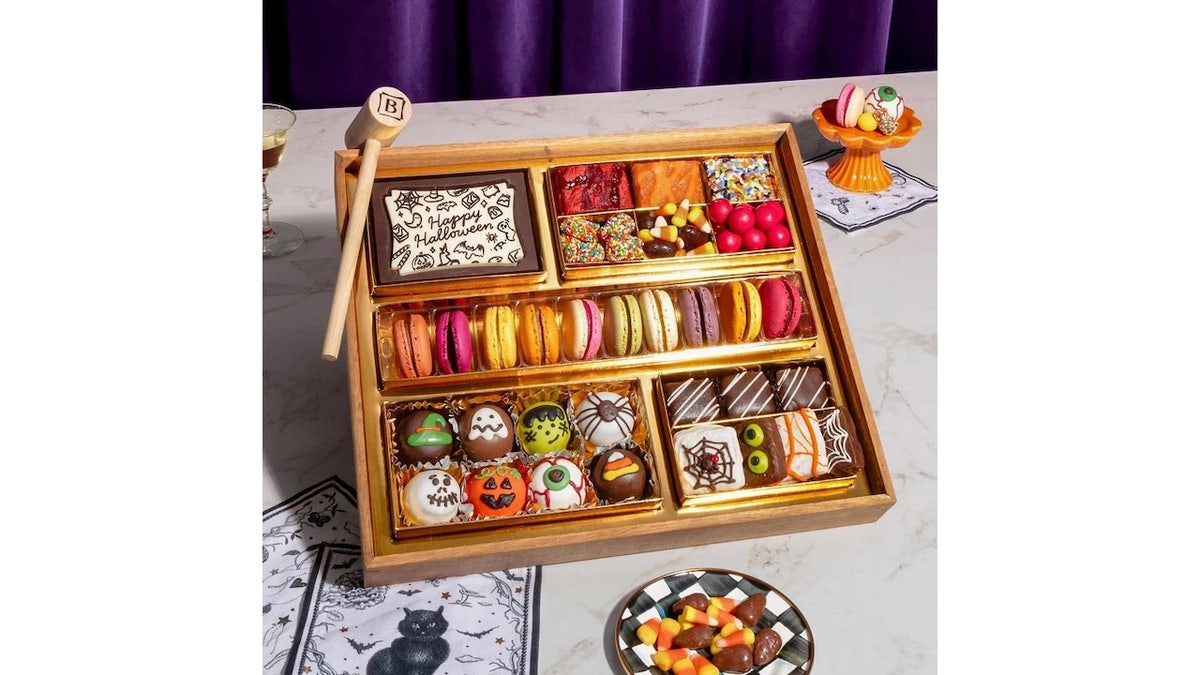 If you've got a sweet tooth, this board has over 30 chocolates, brownies and cakes.