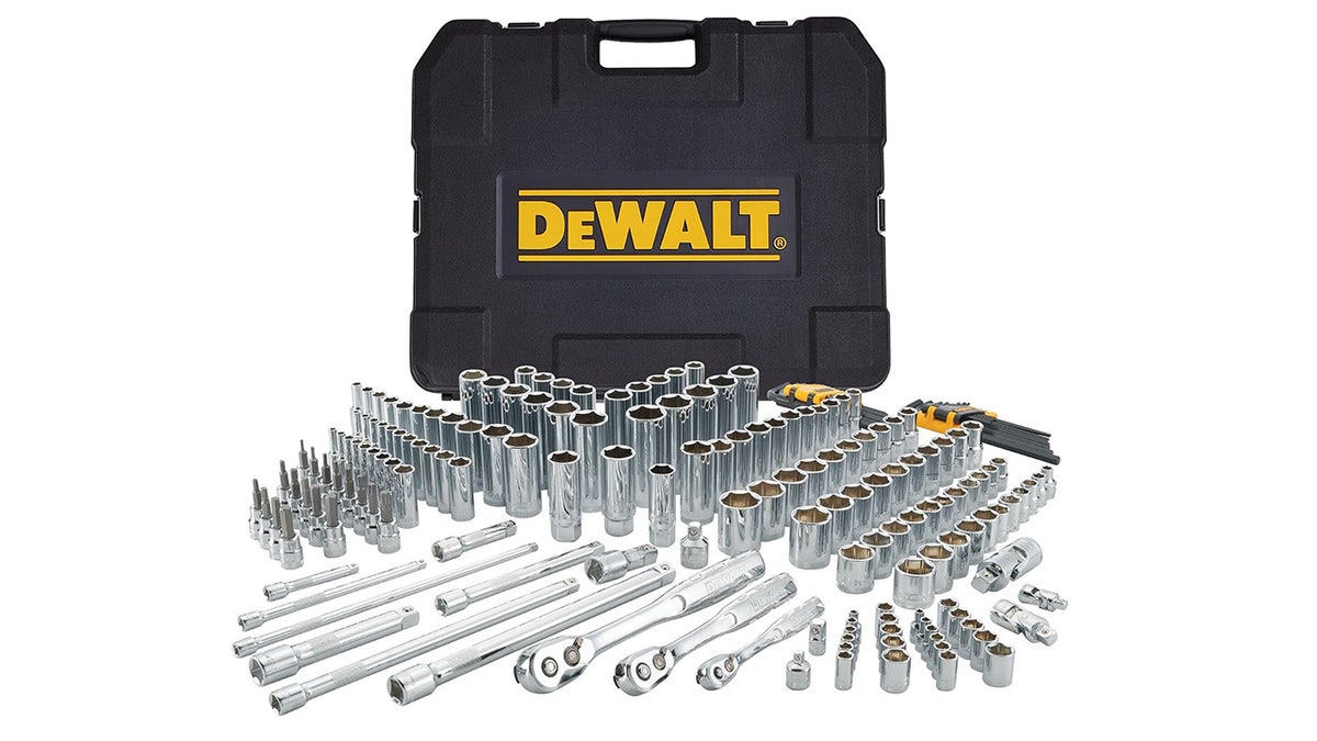 Complete basic home and car projects with this 192-piece set.