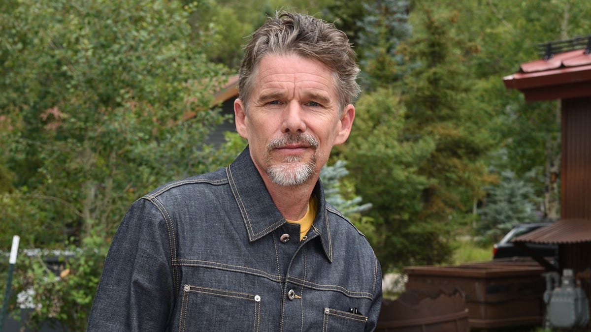 Ethan Hawke attends the Telluride Film Festival in Telluride, Colo.