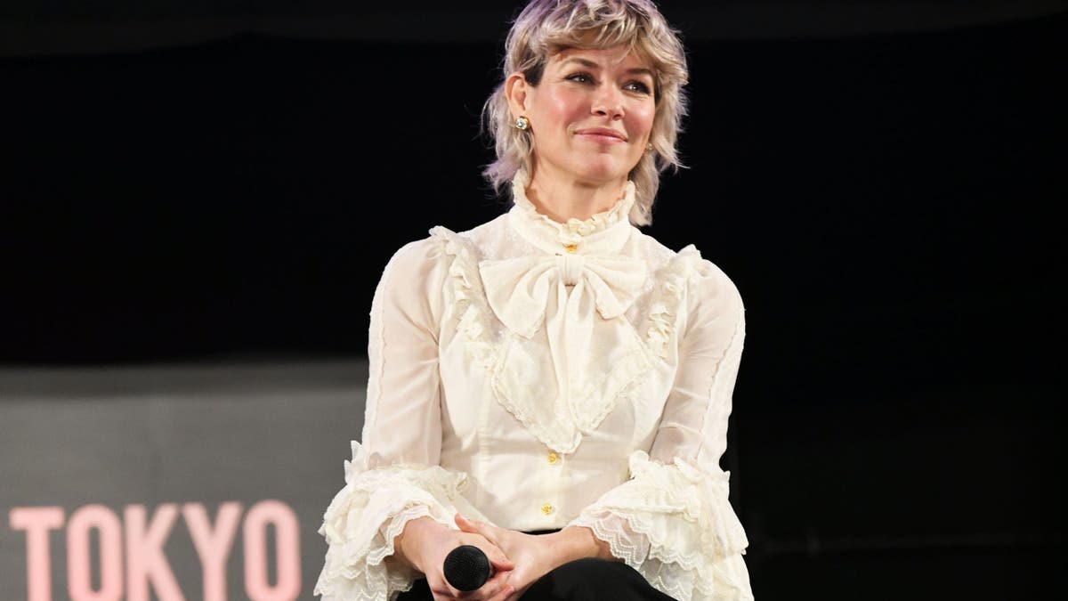Evangeline Lily attends a celebrity talk event during Tokyo Comic Con 2023 in Chiba, Japan.