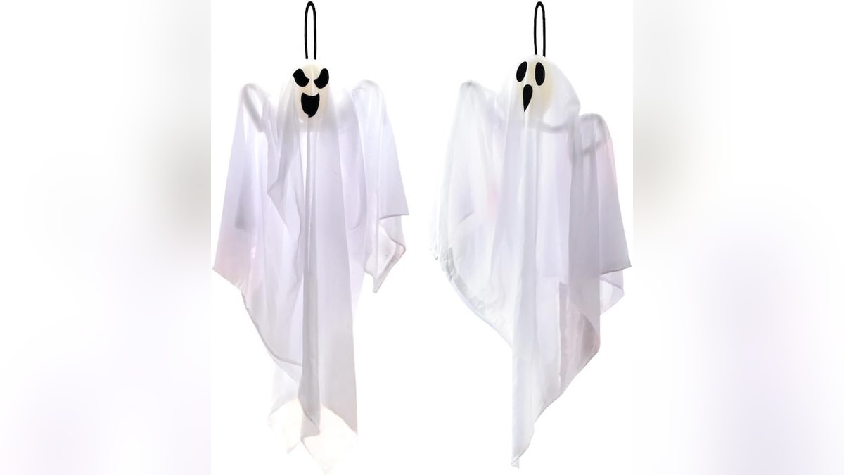 Add these spooky ghosts to your windows or trees.