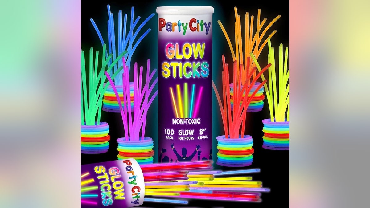 Keep little ones safer while trick-or-treating with glow sticks.