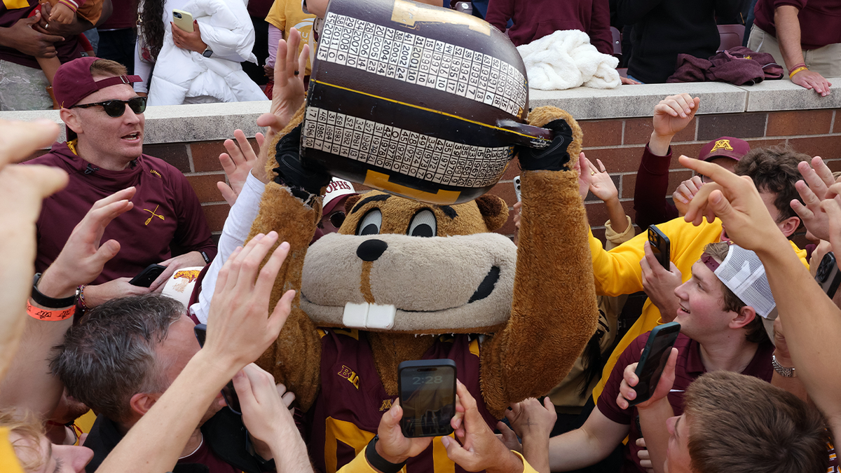 Gold Minnesota mascot
