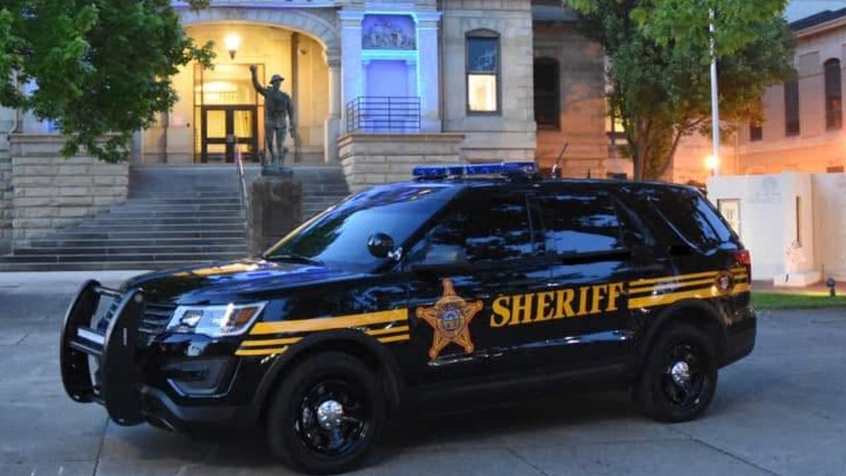 image shows deputy vehicle