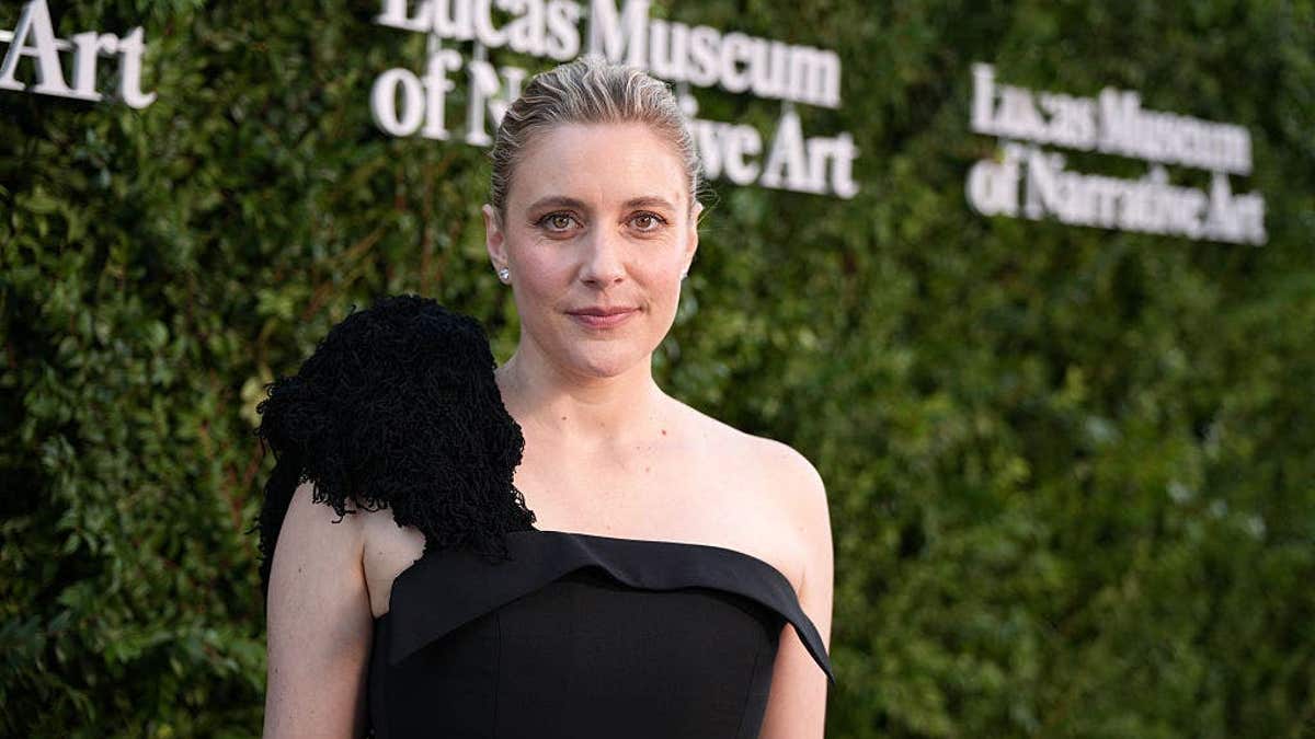 Greta Gerwig attends the Lucas Museum of Narrative Art opening night in Los Angeles.
