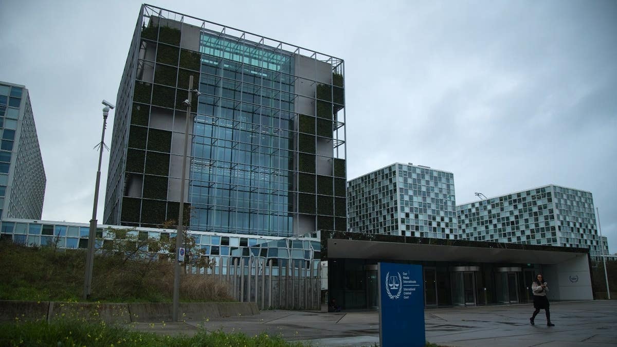 An exterior view of the International Criminal Court