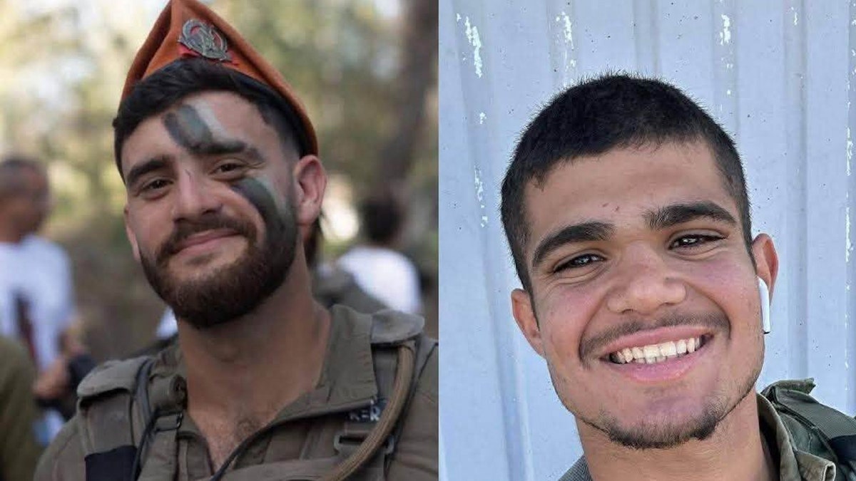 Staff Sergeant Ron Yonatan Roytman, 23 and Sergeant Yuval Shai Svilem, 20, who were killed during an attack in the West Bank on Friday Oct. 23, 2026.