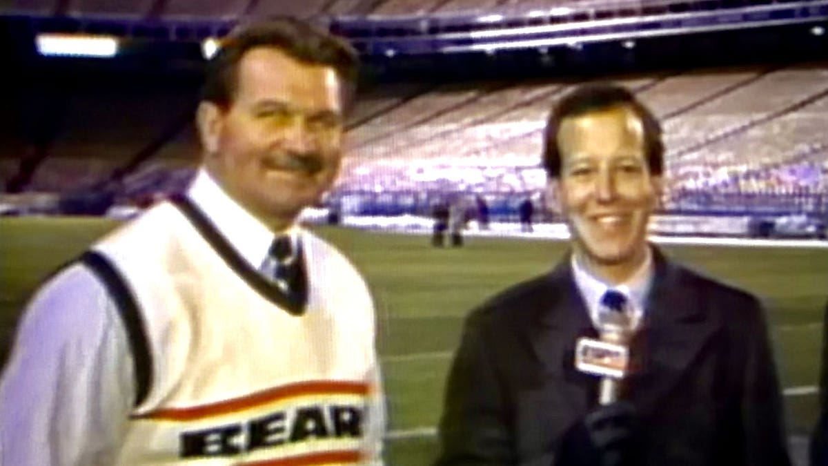 Mike Ditka and Jim Gray