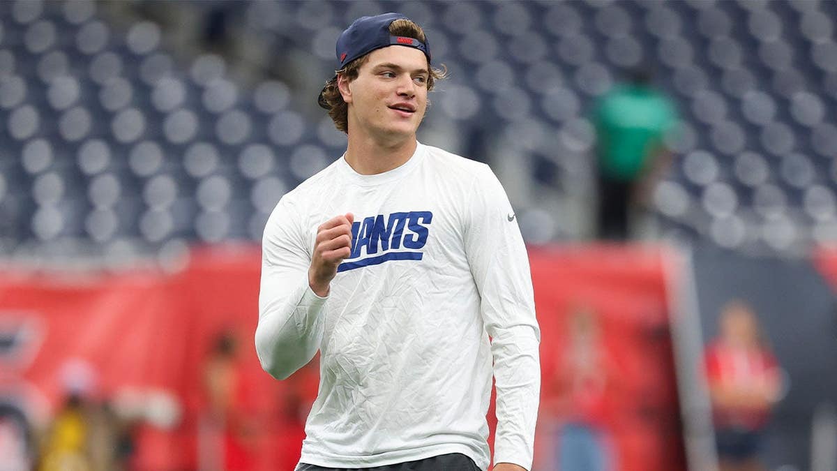 New York Giants quarterback J.J. McCarthy