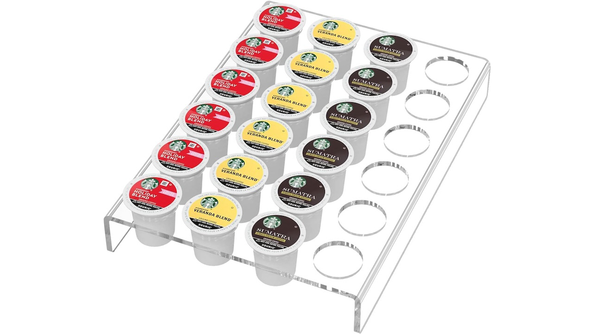 Keep your coffee station drawers gorgeous and organized with this tray.