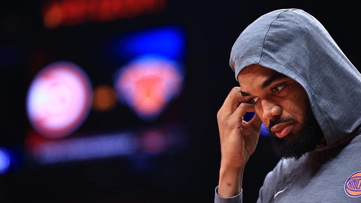 Karl-Anthony Towns #32 of the New York Knicks