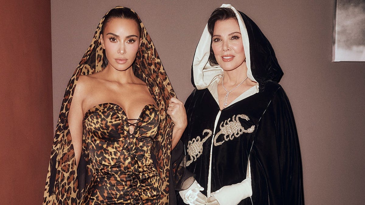 Kim Kardashian and Kris Jenner at the season 2 premiere of