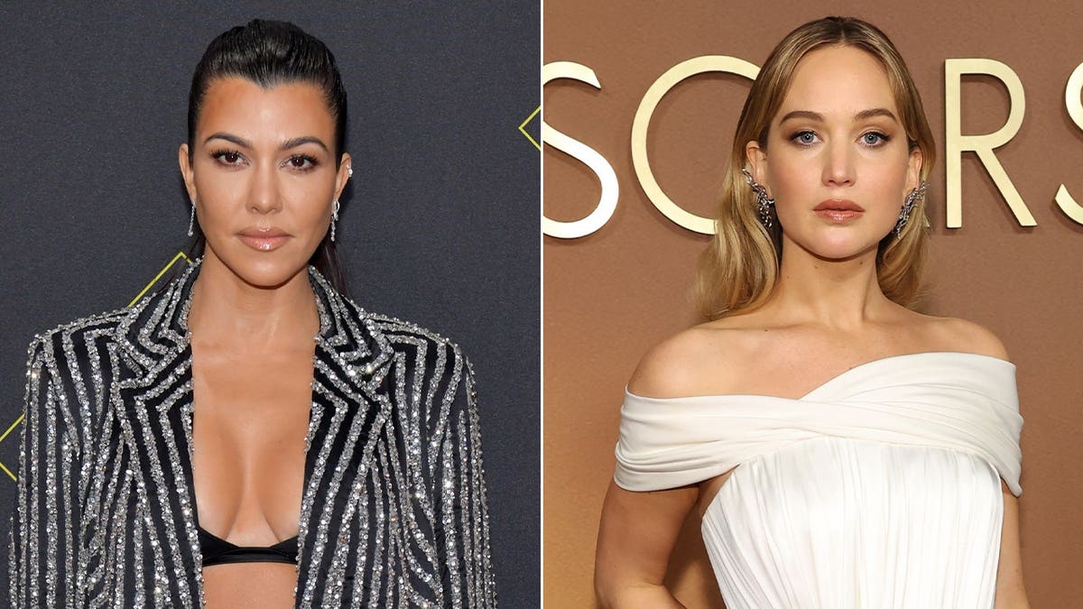 Kourtney Kardashian, Jennifer Lawrence