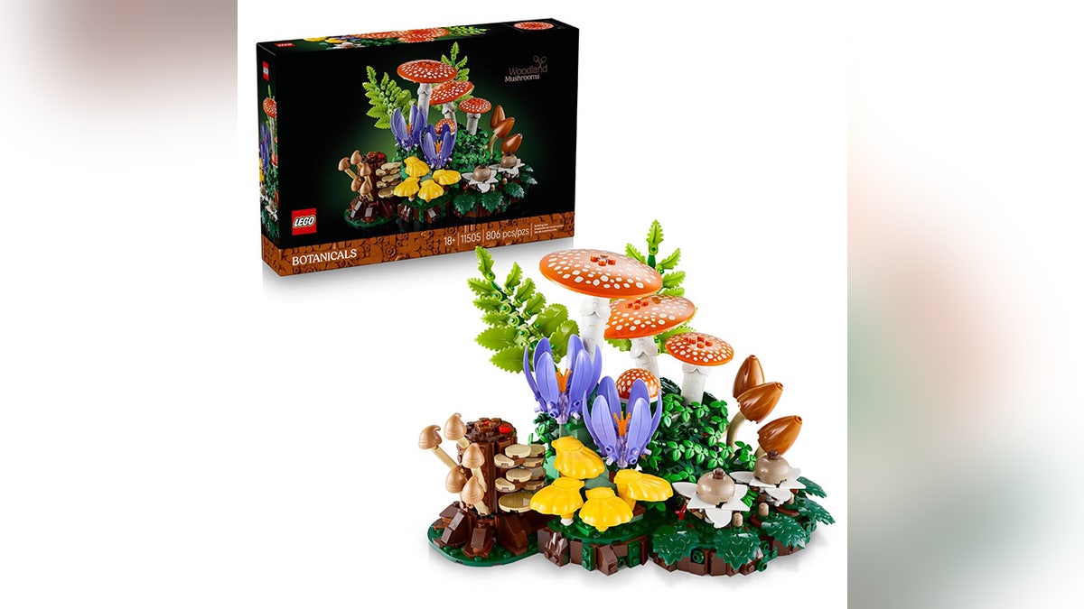 Craft a realistic woodland scene with this 806-piece set.