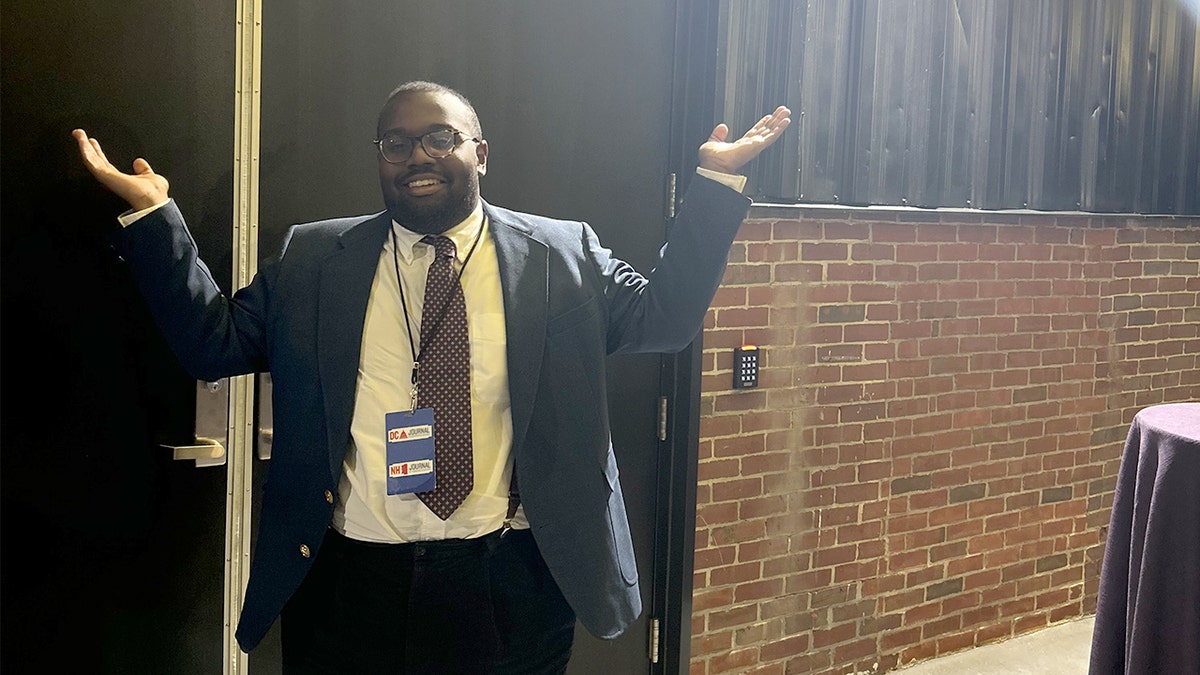 Leonard Robinson shut out of Kamala Harris event