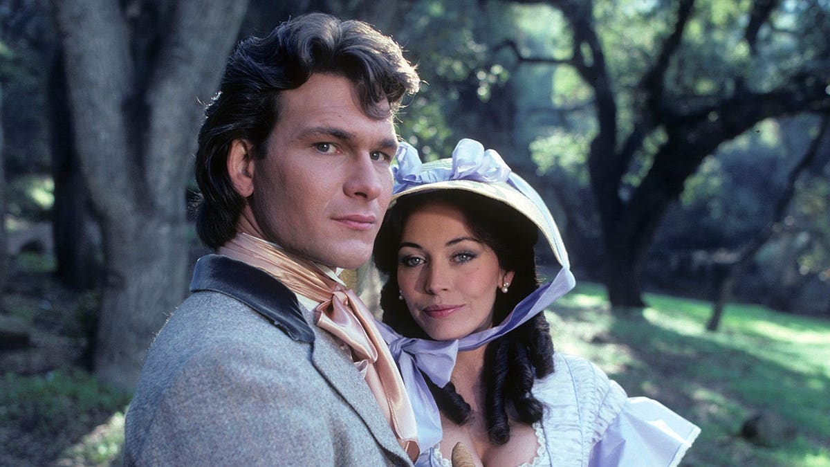Patrick Swayze and Lesley-Anne Down in North and South.