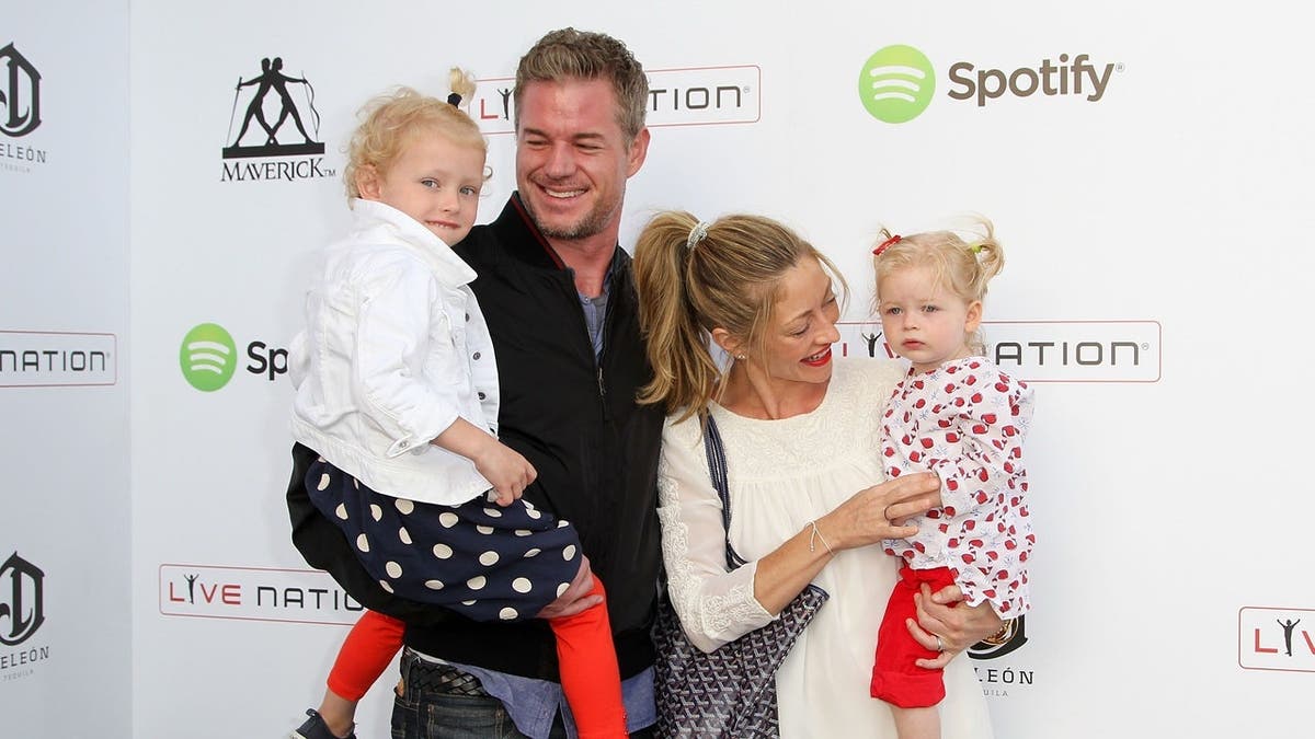 Eric Dane and Rebecca Gayheart-Dane attend Guy Oseary's July 4th event in Malibu.