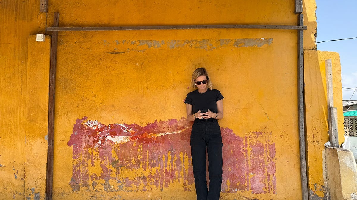 Mariana van Zeller stands for a portrait in Accra, Ghana.