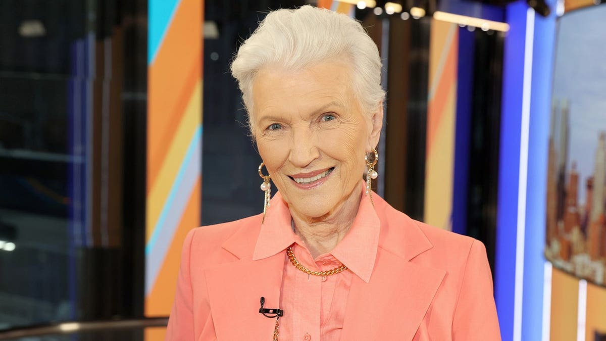 Maye Musk at Fox News Channel Studios in New York City.
