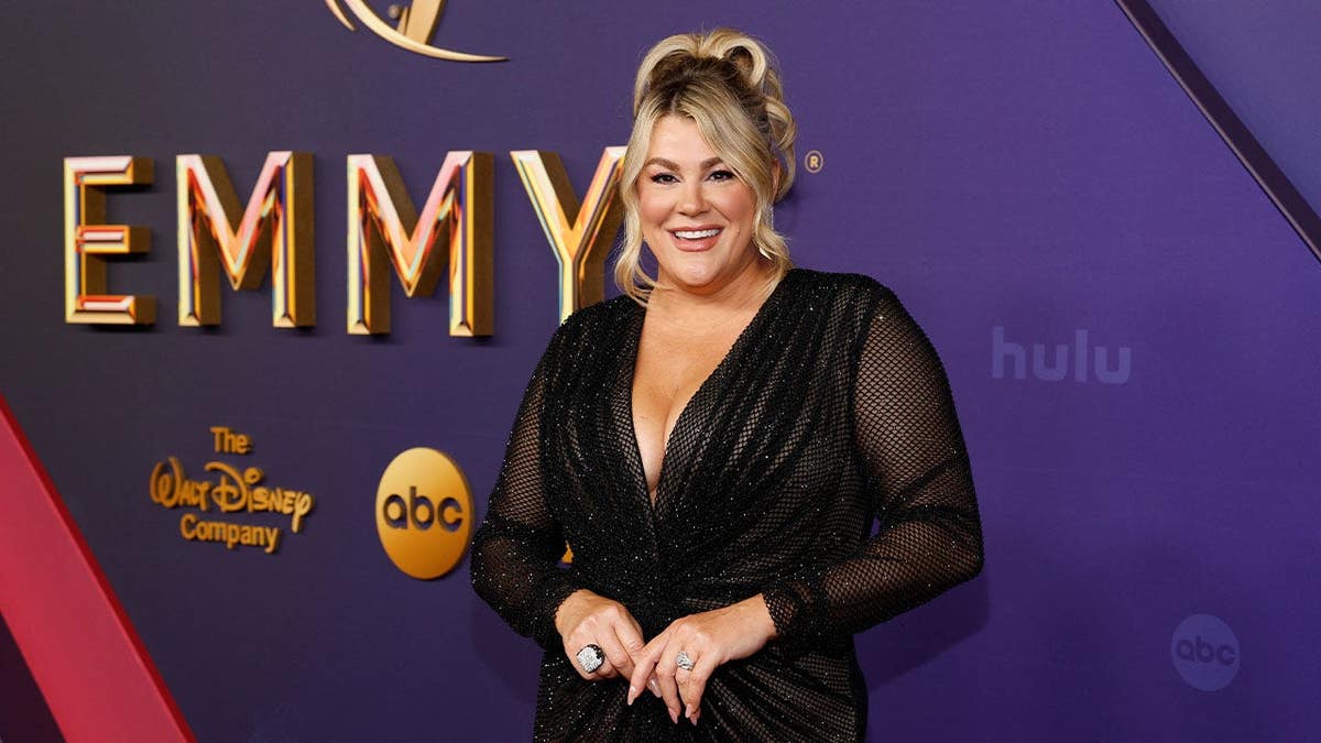 Heather McMahan at the 76th Emmy Awards at the Peacock Theater on Sunday, Sept. 15, 2024 in Los Angeles.